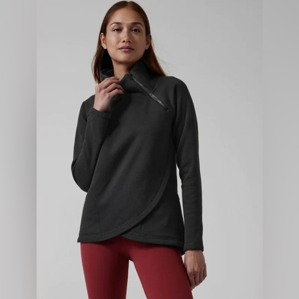 Athleta Cozy Karma Asym Pullover